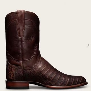 Tecovas Free Shipping Men's The Cole-Mahogany Caiman