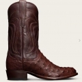 Tecovas Free Shipping Men's The Wyatt-Mahogany Ostrich