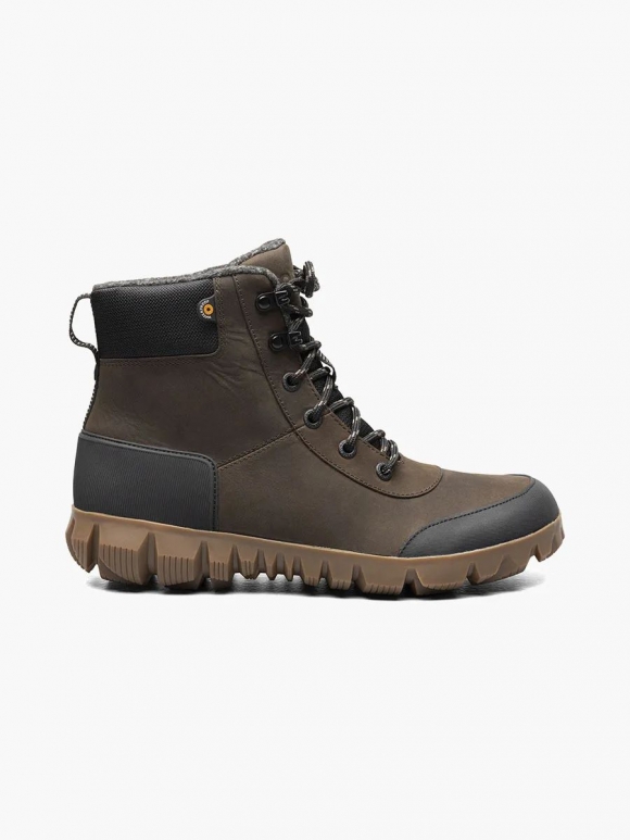 BOGS MEN'S ARCATA URBAN LEATHER MID-Chocolate