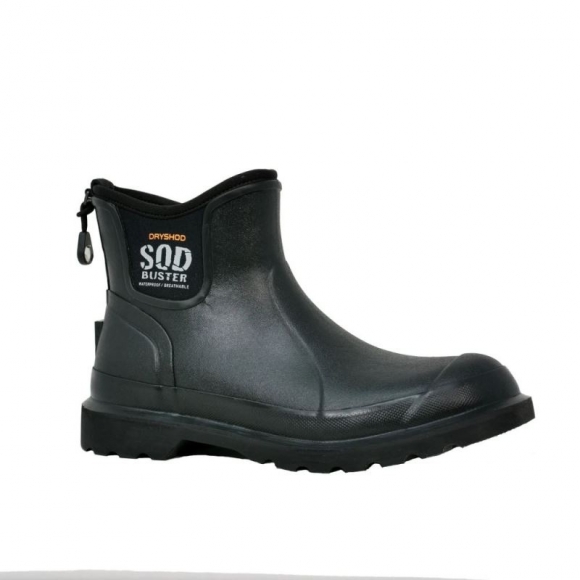 Dryshod Boots Men's Sod Buster Ankle Boot Black | Quick Ship
