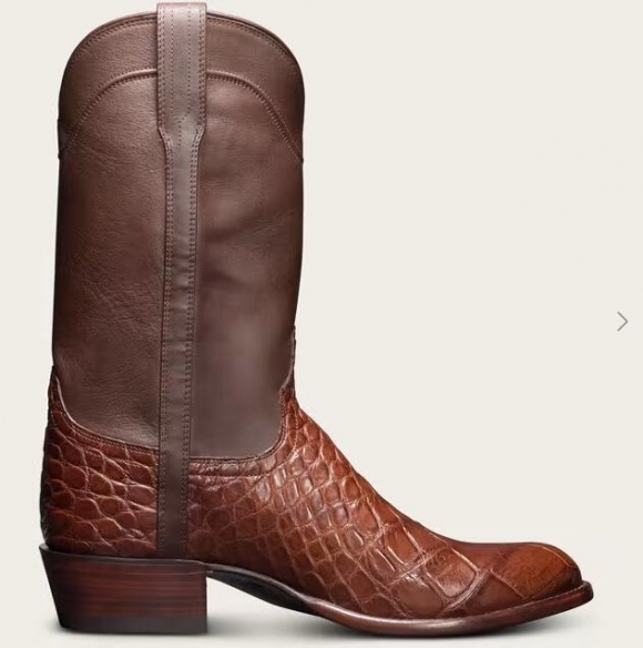 Tecovas Free Shipping Men's The Austin-Walnut Alligator