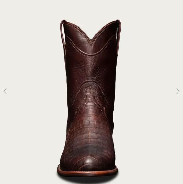 Tecovas Free Shipping Men's The Cole-Mahogany Caiman