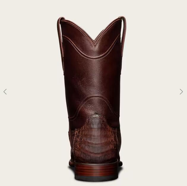Tecovas Free Shipping Men's The Cole-Mahogany Caiman