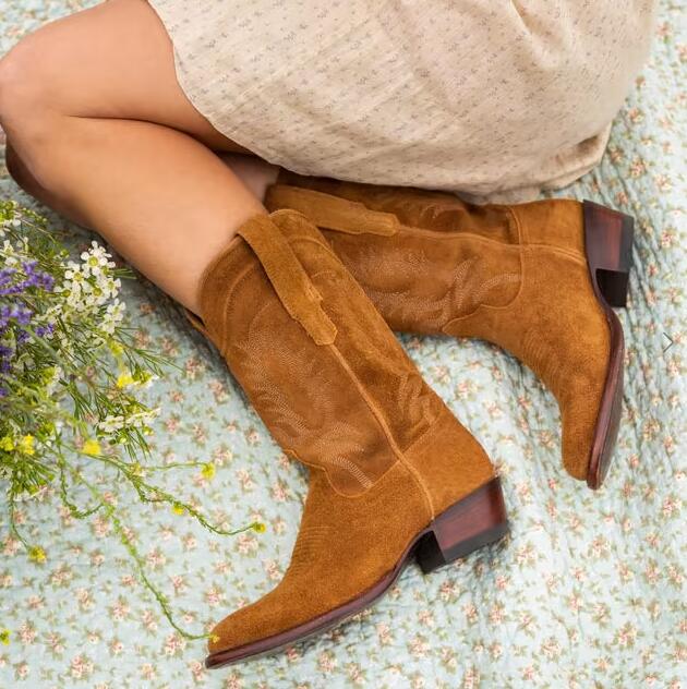 Tecovas Free Shipping Women's The Josie-Sienna Suede