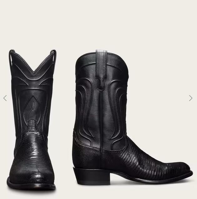 Tecovas Free Shipping Men's The Nolan-Midnight Lizard