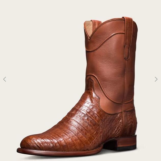 Tecovas Free Shipping Men's The Cole-Pecan Caiman