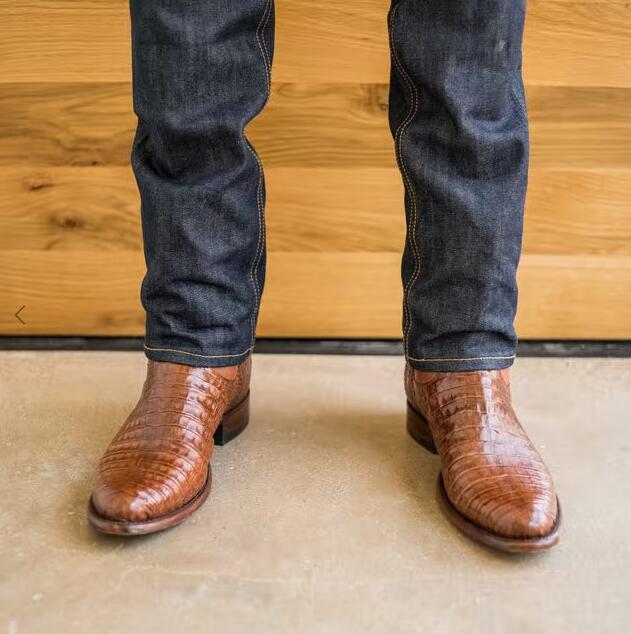 Tecovas Free Shipping Men's The Cole-Pecan Caiman