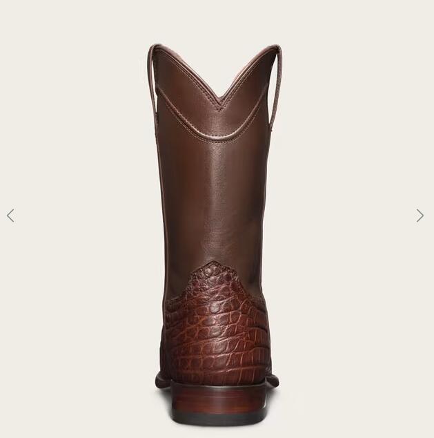 Tecovas Free Shipping Men's The Townes-Walnut Alligator