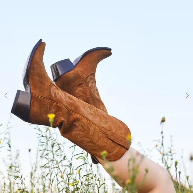 Tecovas Free Shipping Women's The Annie-Sienna Suede