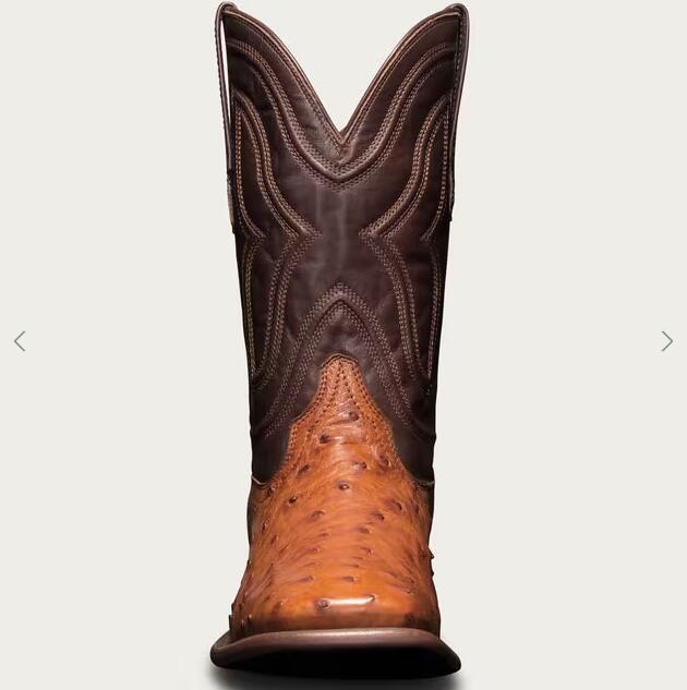 Tecovas Free Shipping Men's The Emmitt-Pecan Ostrich