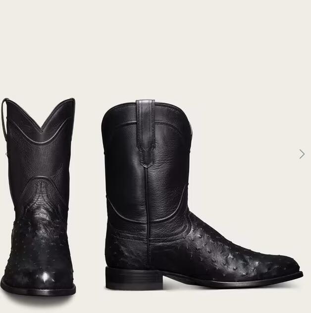 Tecovas Free Shipping Men's The Duke-Midnight Ostrich