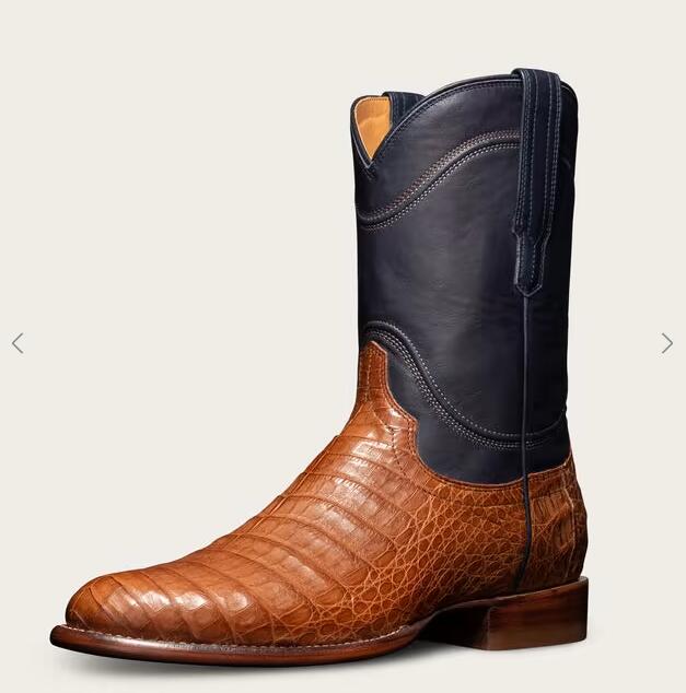 Tecovas Free Shipping Men's The Cole-Grain Caiman