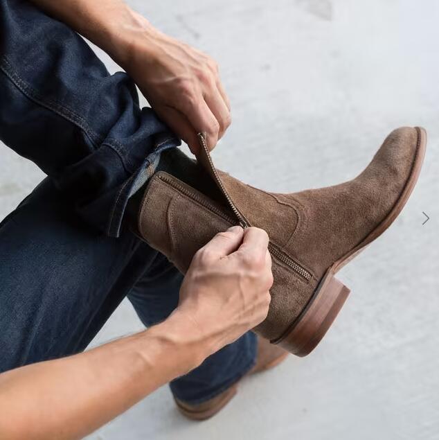 Tecovas Free Shipping Men's The Roy-Granite Suede