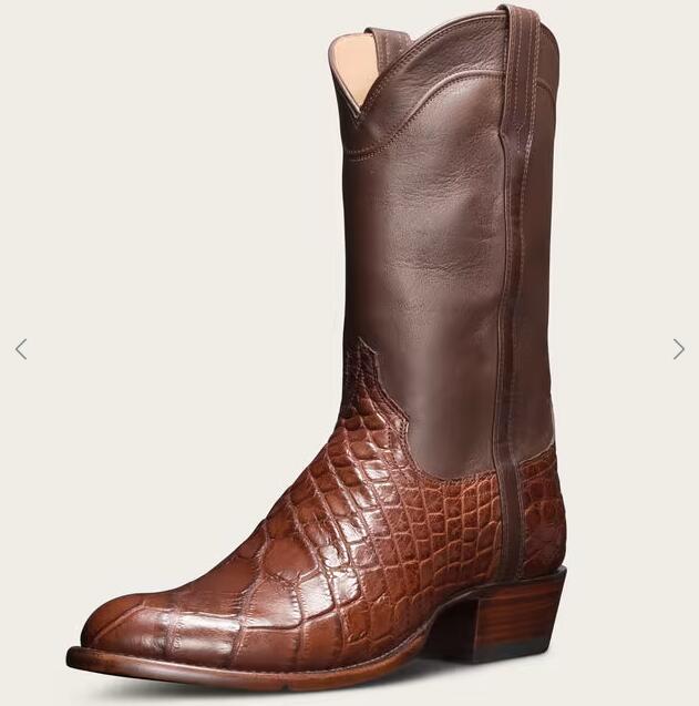 Tecovas Free Shipping Men's The Austin-Walnut Alligator
