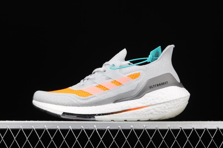 adidas ultra boost grey orange