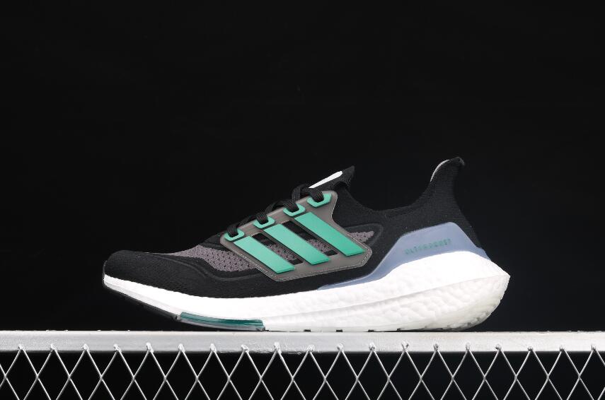 Latest Adidas Originals Ultra Boost 21 Consortium Black White Green ...