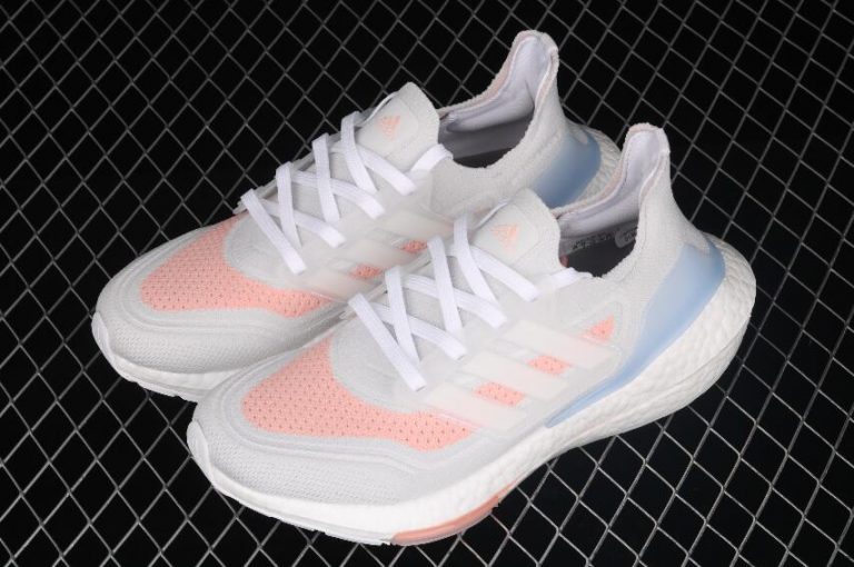 New Sale Adidas Ultra Boost 21 Consortium White Pink FY0396 for Women ...