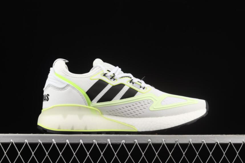 Adidas Shoes ZX 2K Boost White Black Volt GY2630 – 2021 Yeezy Boost